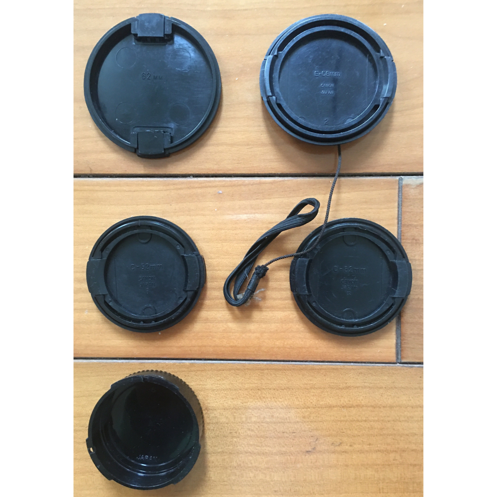 Canon 原廠 FD系列 鏡頭蓋 鏡頭後蓋 機身蓋 TAMRON 原廠 鏡頭蓋 62mm-細節圖2