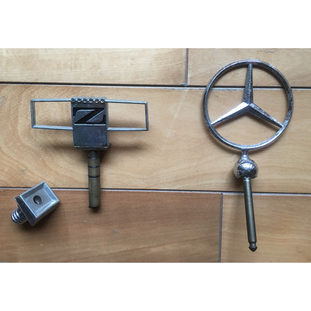 古董車標 Mercury；BENZ-細節圖2