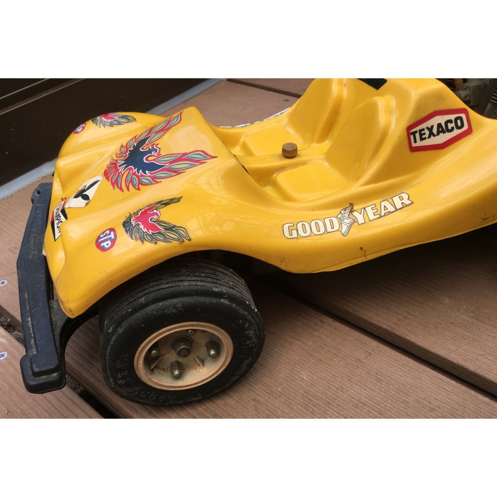 45年 古董 燃油引擎 遙控模型車 (尺寸過大無法寄店到店，限面交或寄郵局)-細節圖2