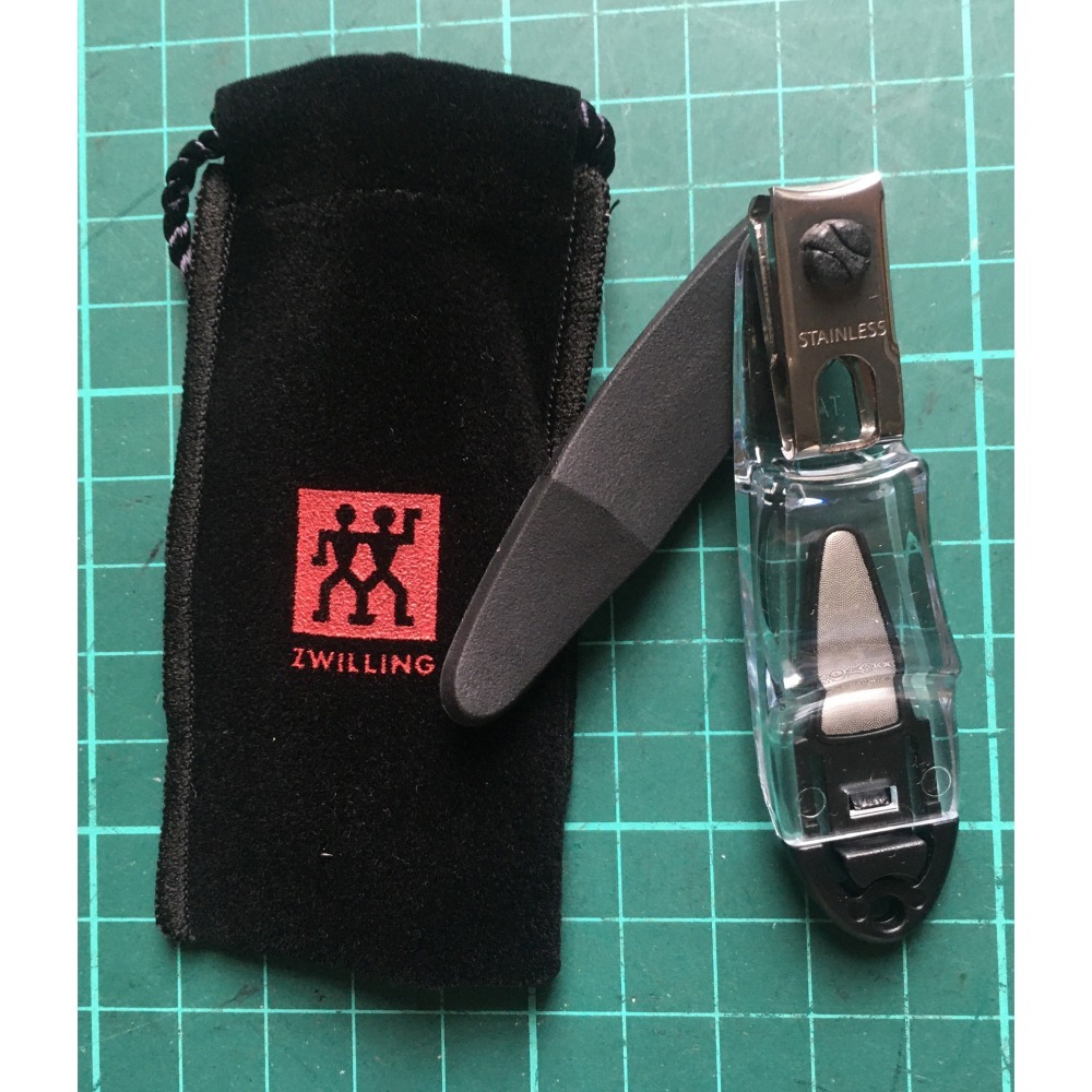 德國雙人牌 指甲剪 附 銼刀 收納袋-細節圖2