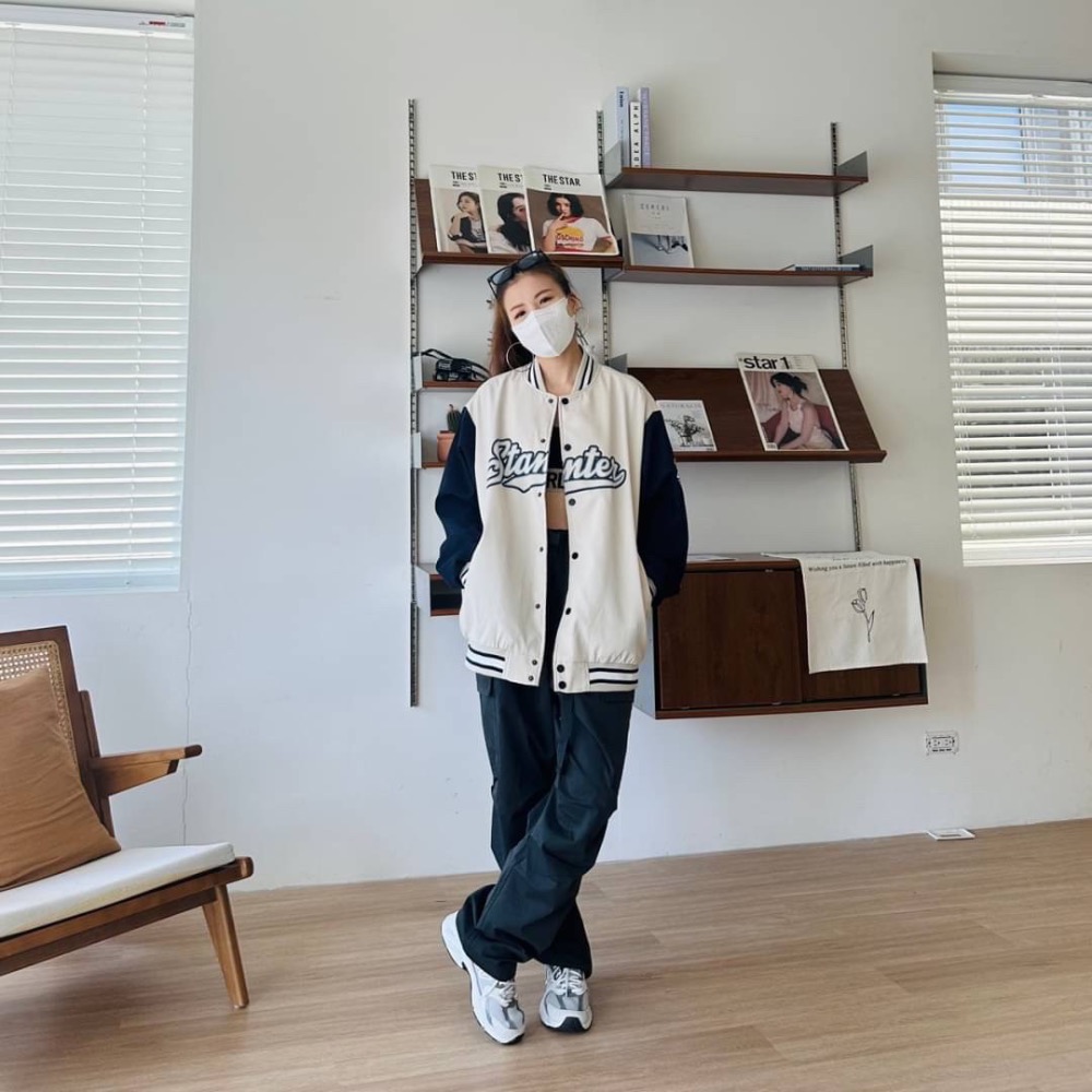 【🇰🇷Stantey拼袖棒球外套】-細節圖3