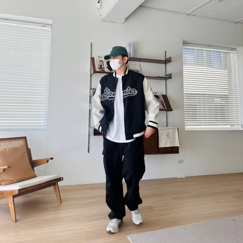 【🇰🇷Stantey拼袖棒球外套】-細節圖5