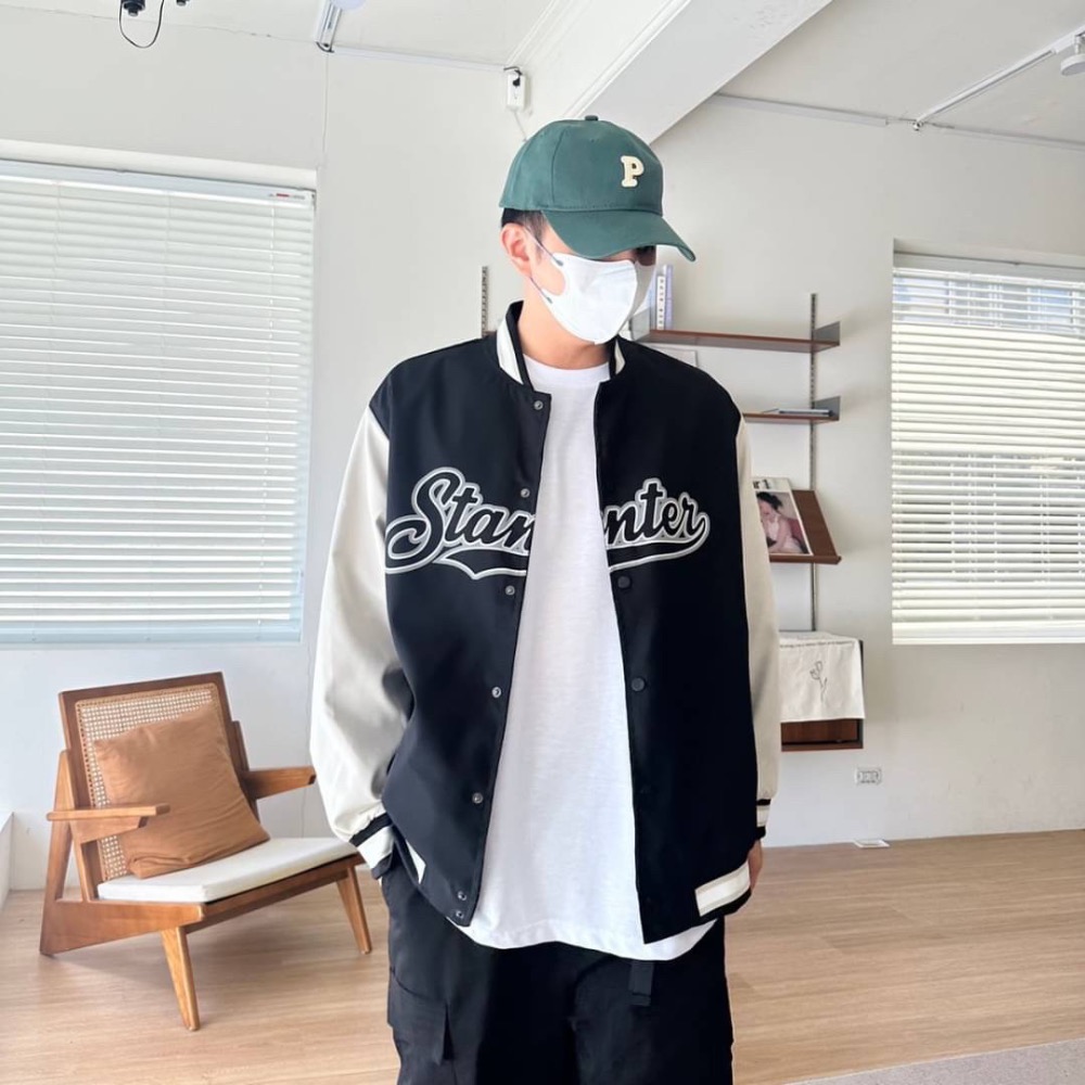 【🇰🇷Stantey拼袖棒球外套】-細節圖6
