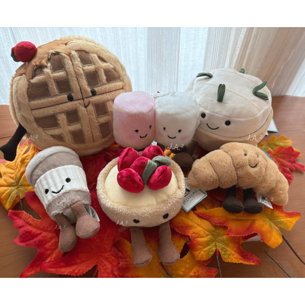 🍁J.A.²加平方🇨🇦代購🍁 Jellycat 烏雲娃娃  可頌娃娃  拿鐵吊飾  加拿大代購❗️現貨❗️-細節圖2