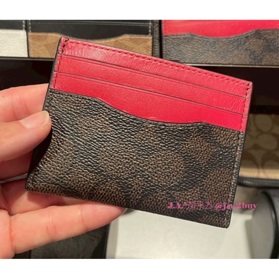 🍁J.A.²加平方🇨🇦代購🍁Coach 信用卡夾/名片夾 多功能卡片收納 卡夾  卡包❗️預購❗️-細節圖2