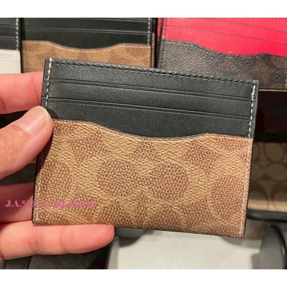 🍁J.A.²加平方🇨🇦代購🍁Coach 信用卡夾/名片夾 多功能卡片收納 卡夾  卡包❗️預購❗️-細節圖8