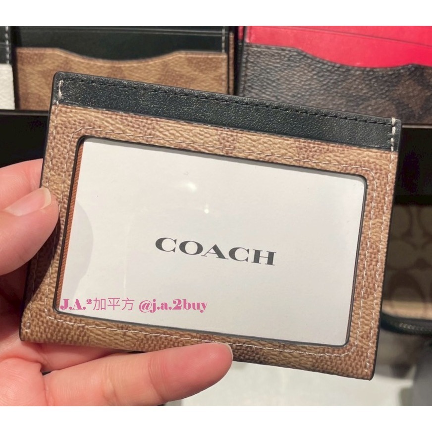 🍁J.A.²加平方🇨🇦代購🍁Coach 信用卡夾/名片夾 多功能卡片收納 卡夾  卡包❗️預購❗️-細節圖9