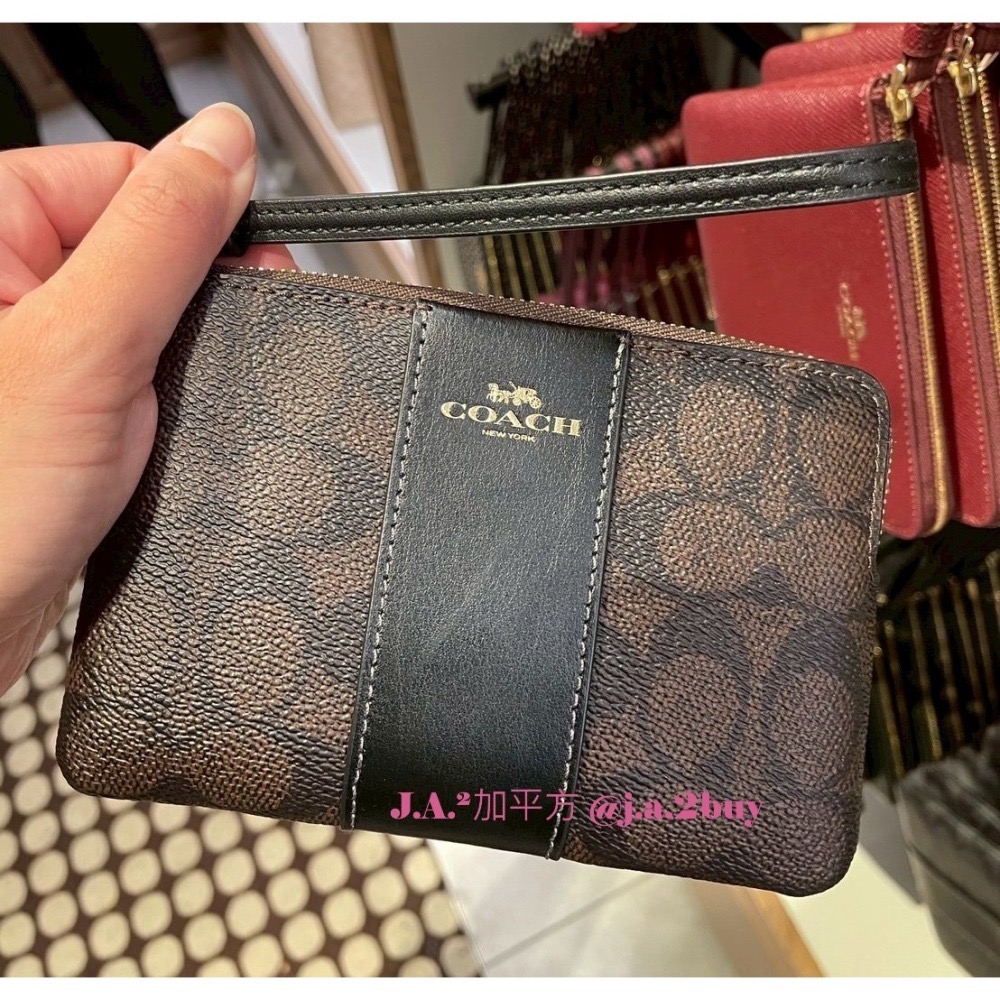 🍁J.A.²加平方 🇨🇦代購🍁Coach單層手拿包 ❗️現貨+預購‼️-細節圖8
