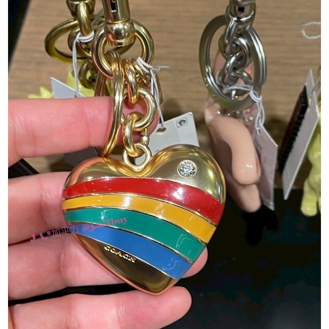 🍁J.A.²加平方🇨🇦代購🍁Coach 吊飾 鑰匙圈 掛飾 包包掛飾 行李吊牌 男生 女生❗️預購❗️-細節圖6