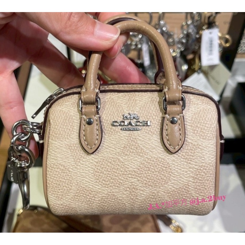 🍁J.A.²加平方🇨🇦代購🍁Coach 吊飾 鑰匙圈 掛飾 包包掛飾 行李吊牌 男生 女生❗️預購❗️-細節圖9