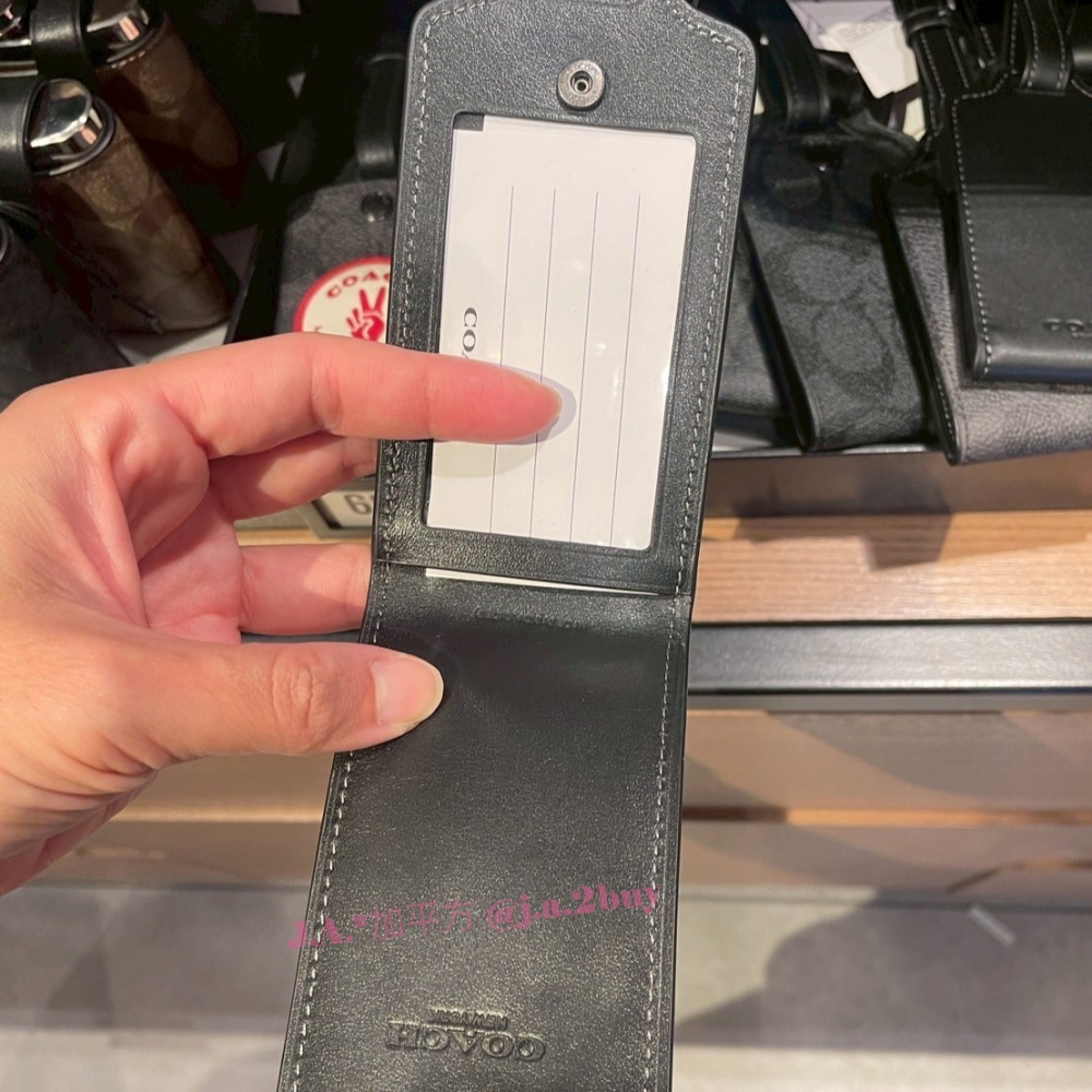 🍁J.A.²加平方🇨🇦代購🍁Coach 行李吊牌 行李牌❗️預購❗️-細節圖3