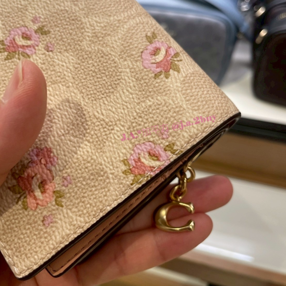 🍁J.A.²加平方🇨🇦代購🍁 Coach 兩折 短夾 女生 錢包 中夾 snap wallet❗️預購❗️-細節圖7