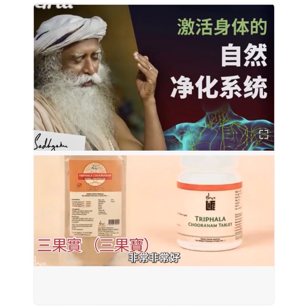 🇮🇳ISHALIFE🇮🇳薩古魯推薦✨激活👉整體自然🌈淨化「阿育吠陀草本🌿三果實Triphala」-細節圖4