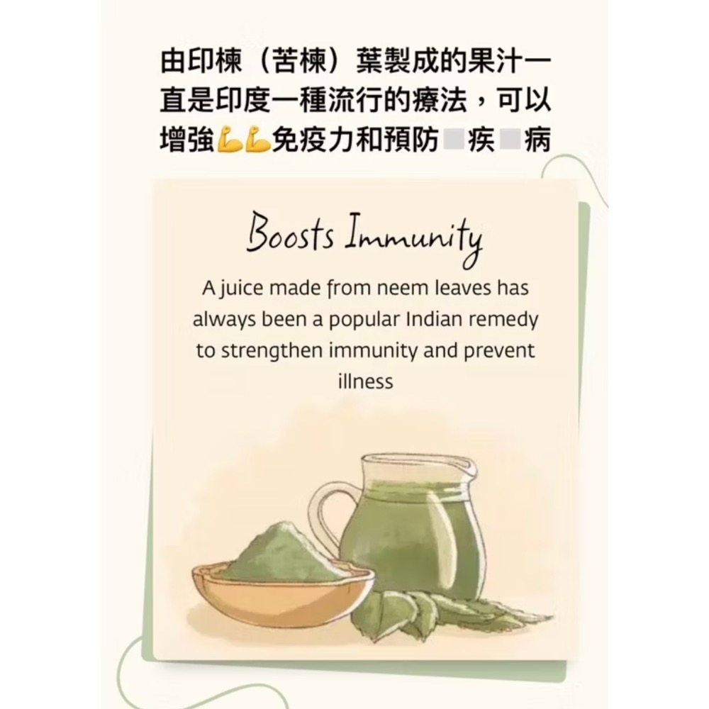🇮🇳ISHALIFE🇮🇳阿育吠陀草本🌿「印楝（苦楝）錠劑 60錠」Neem Tablets (60pcs).-細節圖6