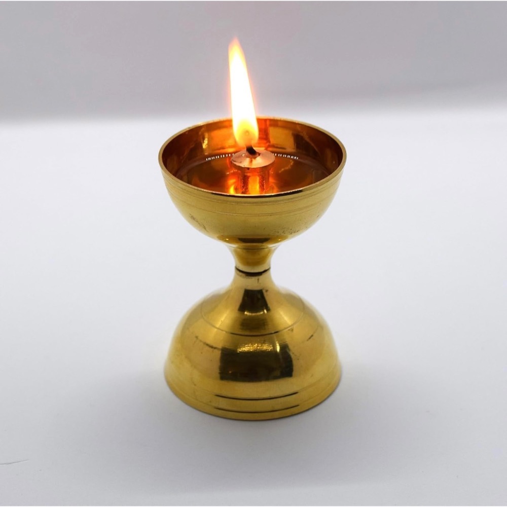 Pooja儀式/火典🇮🇳印度原裝「傳統照明式銅油燈」「儀式供水用Kalash Lota銅杯」「✨儀式用/多用途黃銅銅-規格圖11