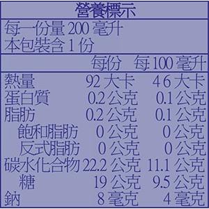 好市多商品分購-Juver 蘋果汁 200毫升 X 1入-細節圖2