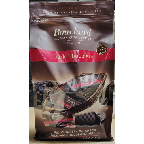 好市多代購－－－Bouchard 72%黑巧克力