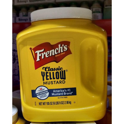 好市多代購-FRENCH＇S黃芥末醬2.98公斤-2021