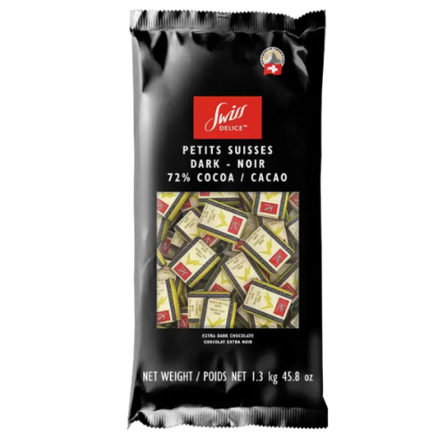 好市多商品-特-Swiss Delice 72% 黑巧克力 1.3公斤