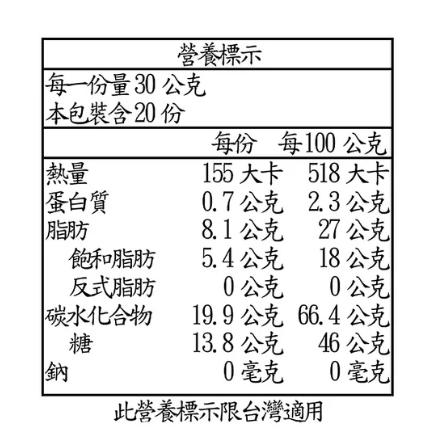 好市多商品-Bouchard 覆盆子風味可可薄片 600公克-細節圖2