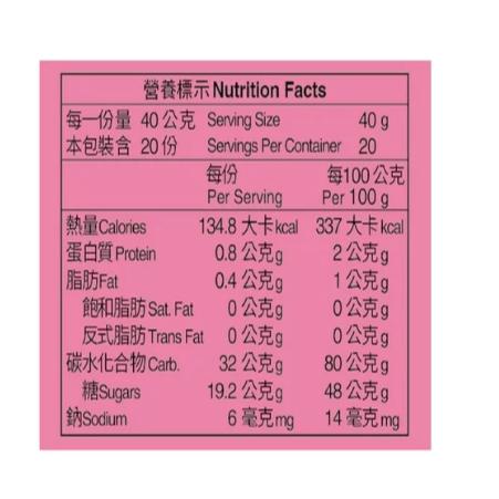好市多商品-園果園味 蔓越莓乾葡萄乾隨手包 40公克 X 20包-細節圖2