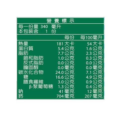 好市多商品-愛之味 豆漿燕麥 340毫升 X 12 入-細節圖2