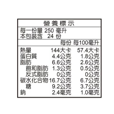 好市多商品-義美 減糖糙米奶 250毫升 X 24入-細節圖2