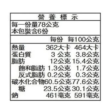 好市多商品-三幸 雪宿米果 北海道濃厚牛奶卡士達風味 78公克 X 6包-細節圖2