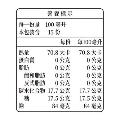 好市多商品分購-王品 青花驕特釀酸梅汁 1500毫升 X 1入-細節圖2