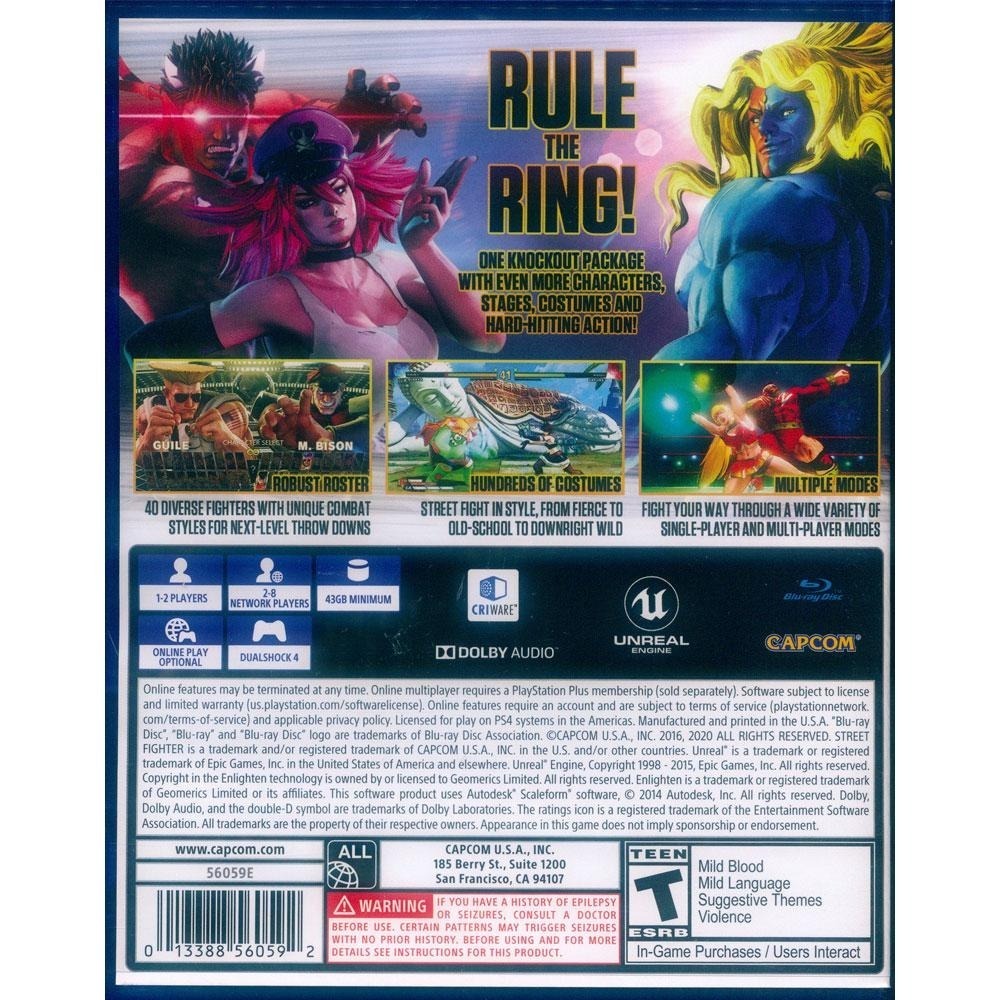 【一起玩】PS4 快打旋風 5 冠軍版 英日文版 Street Fighter V Champion Edition-細節圖5