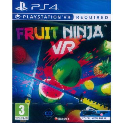 (一起玩)PS4 PSVR 水果忍者 中英日文歐版 Fruit Ninja