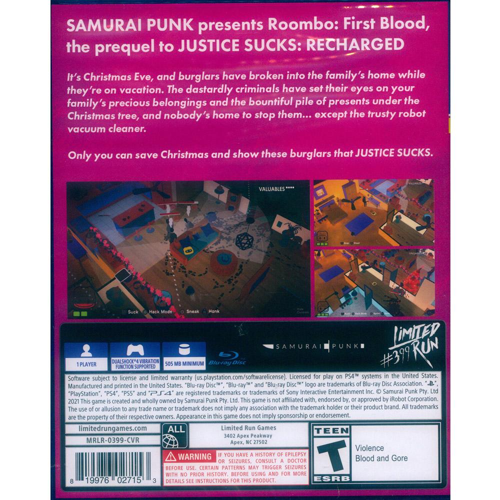 【一起玩】PS4 掃地機器人：首殺 中英日文美版 Roombo: First Blood 掃地機器人：第一滴血-細節圖3