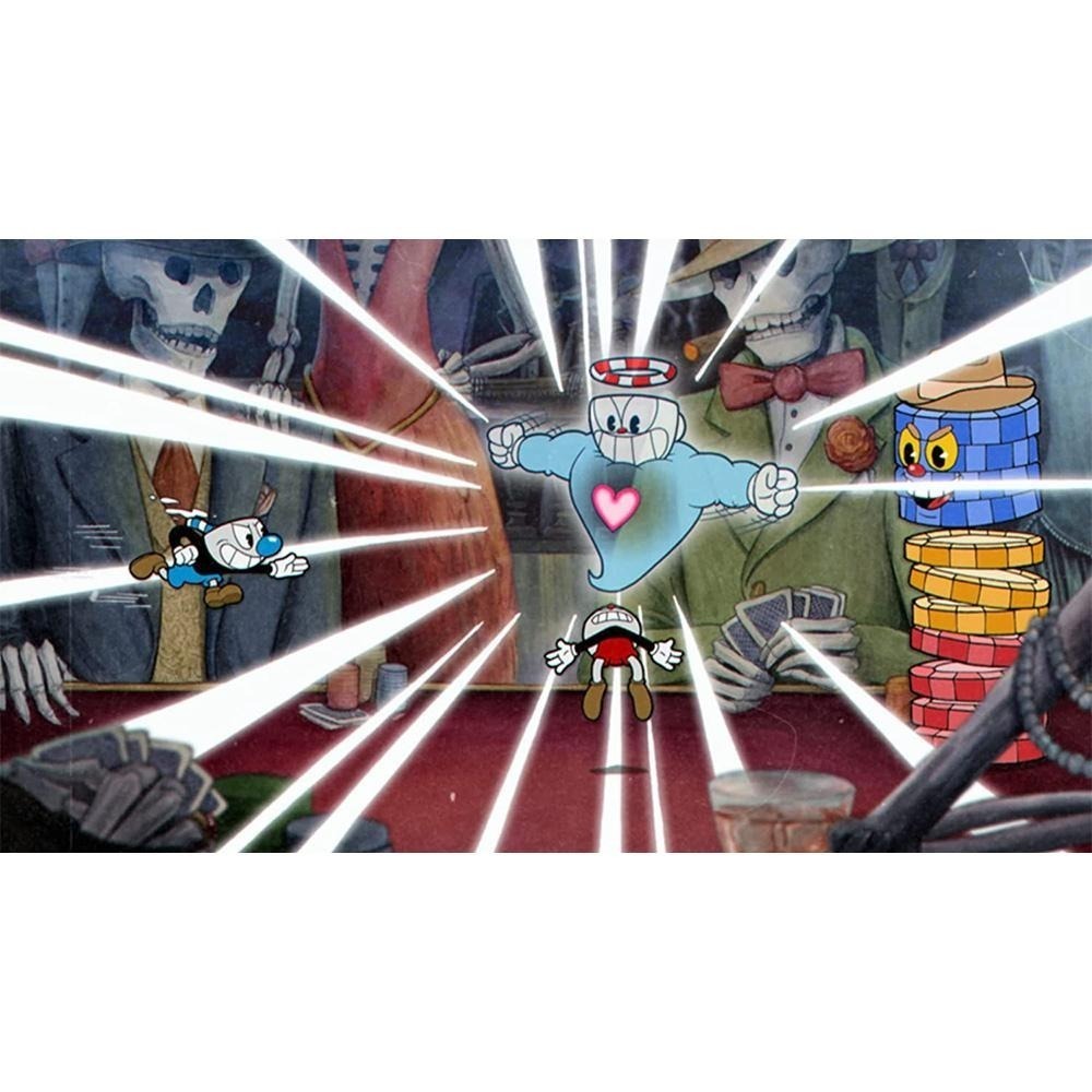 NS SWITCH 茶杯頭 中英日文美版 Cuphead 【一起玩】-細節圖5