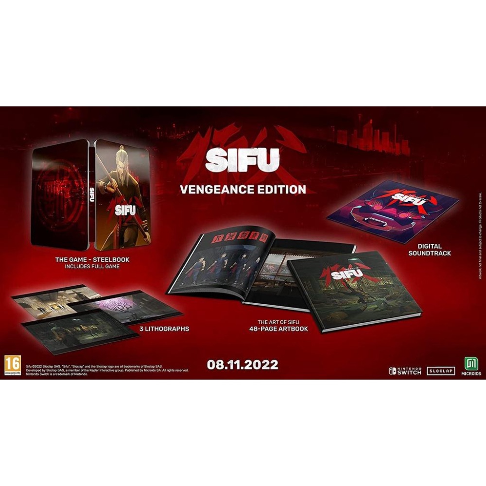 NS SWITCH 師父 復仇版 鐵盒版 中英日文歐版 Sifu Vengeance Edition【一起玩】-細節圖4