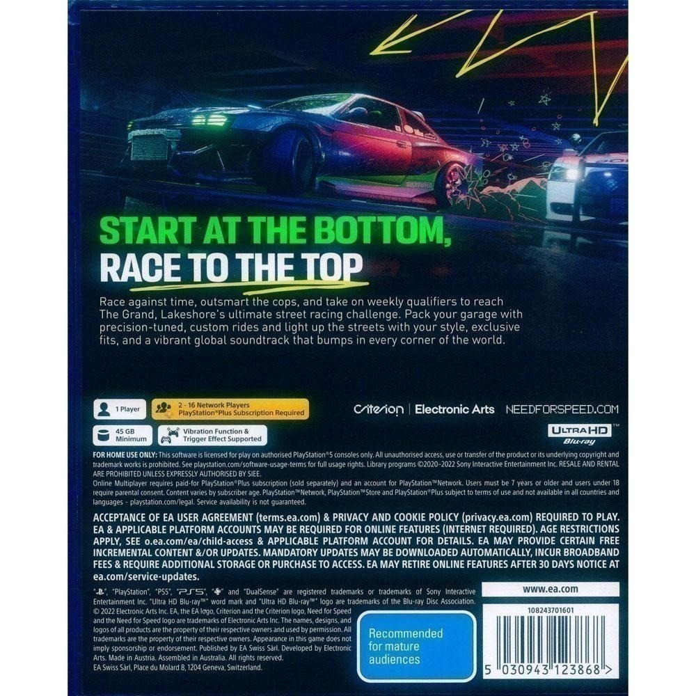 【一起玩】PS5 極速快感：桀驁不馴 中文版 Need For Speed - Unbound-細節圖5