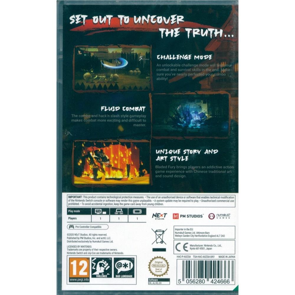 NS Switch 幽林怪談 中英日文歐版 Bladed Fury (一起玩)-細節圖3