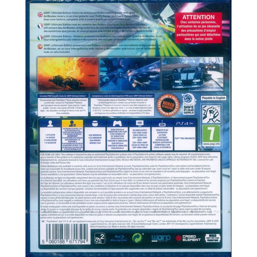 (一起玩)PS4 戰鬥賽車 終極版 中英文歐版 GRIP: Combat Racing Ultimate Edition-細節圖3