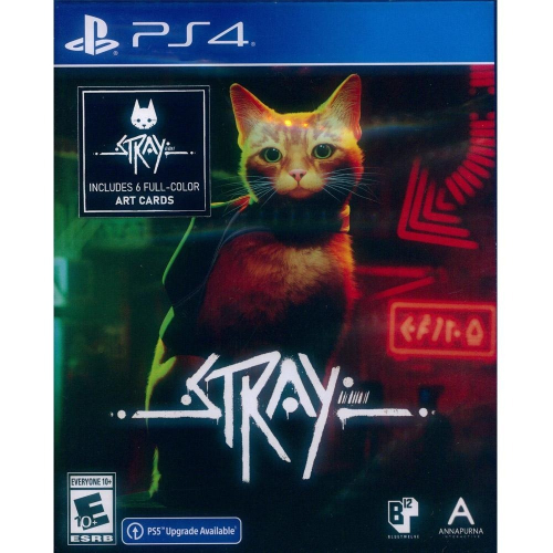 【一起玩】PS4 浪貓 中英日文美版 Stray 可免費升級PS5版本