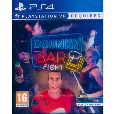 (一起玩) PS4 PSVR 酒吧格斗 英文歐版 Drunkn Bar Fight