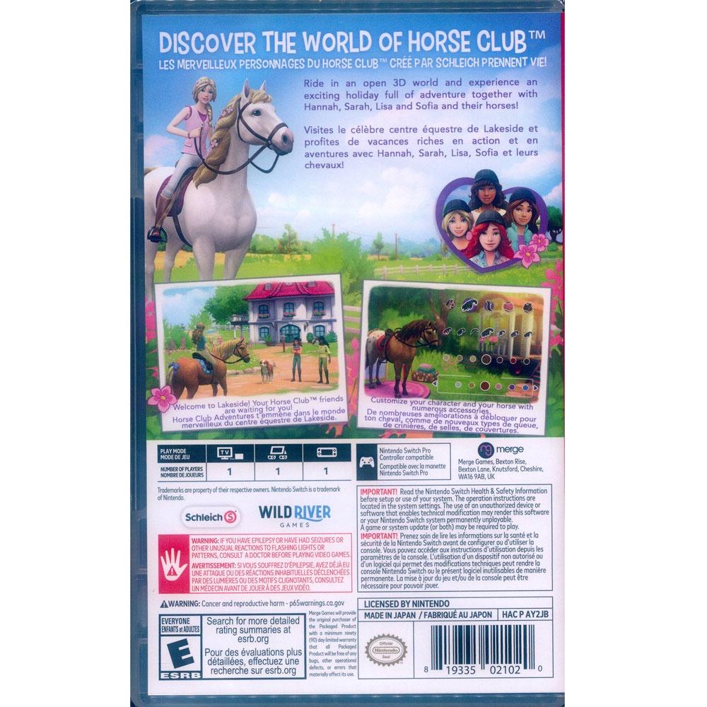 NS SWITCH 馬術俱樂部歷險記 英文美版 Horse Club Adventures (一起玩)-細節圖3