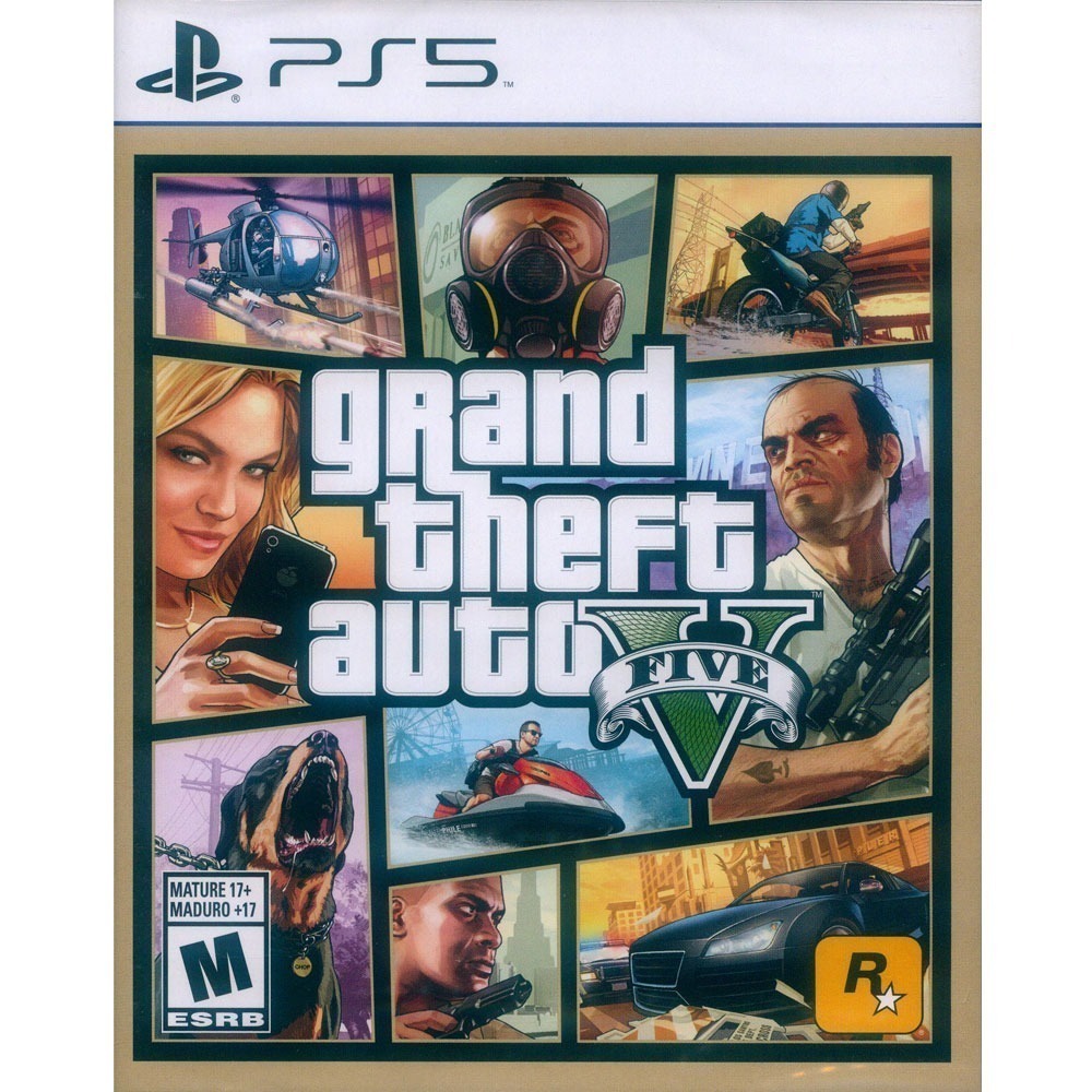 【一起玩】PS5 GTA5 俠盜獵車手5 中文版 grand theft auto V FIVE-規格圖1