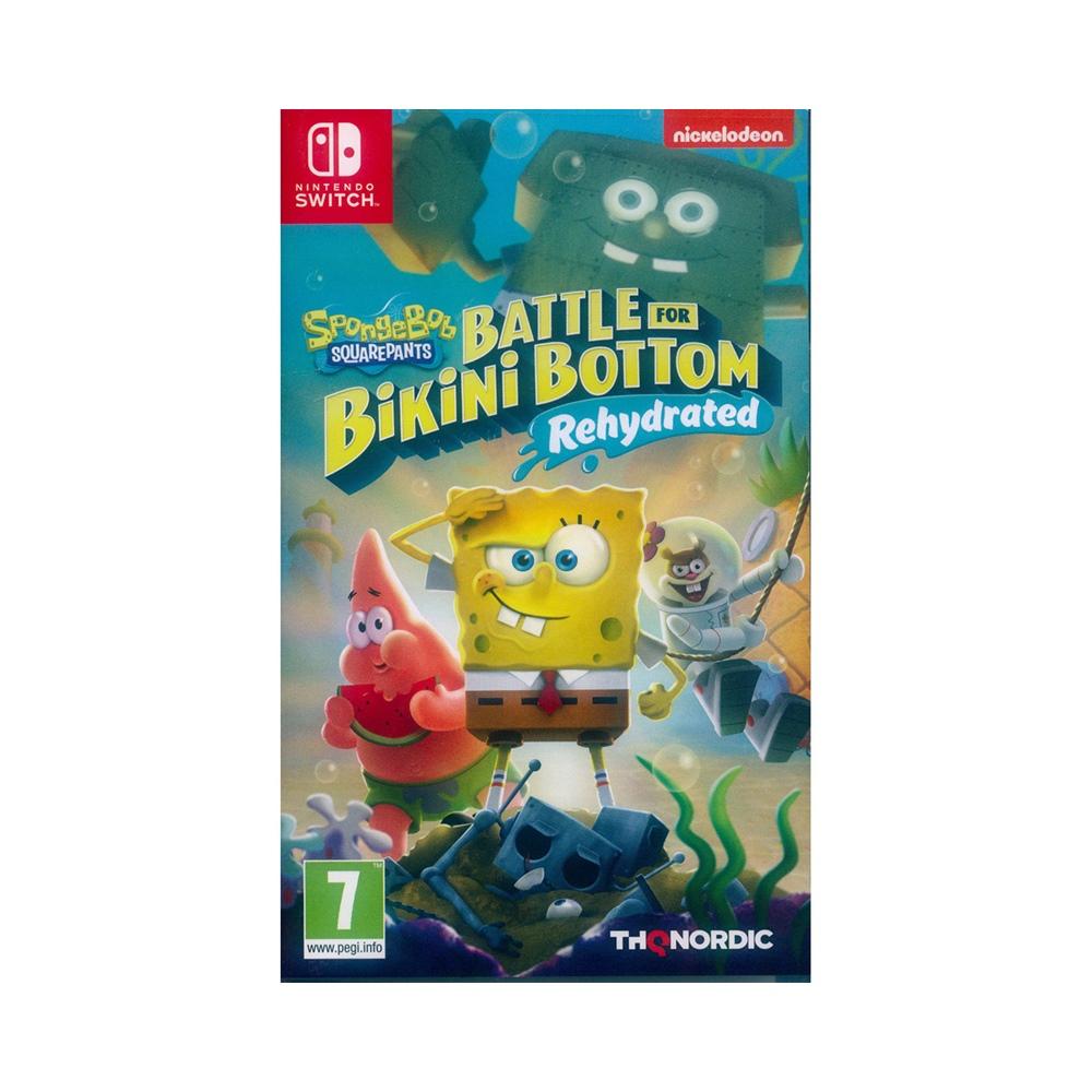 NS SWITCH 海綿寶寶：為比奇堡而戰 -重新灌水- 中英日文歐版 Spongebob (一起玩)-細節圖2