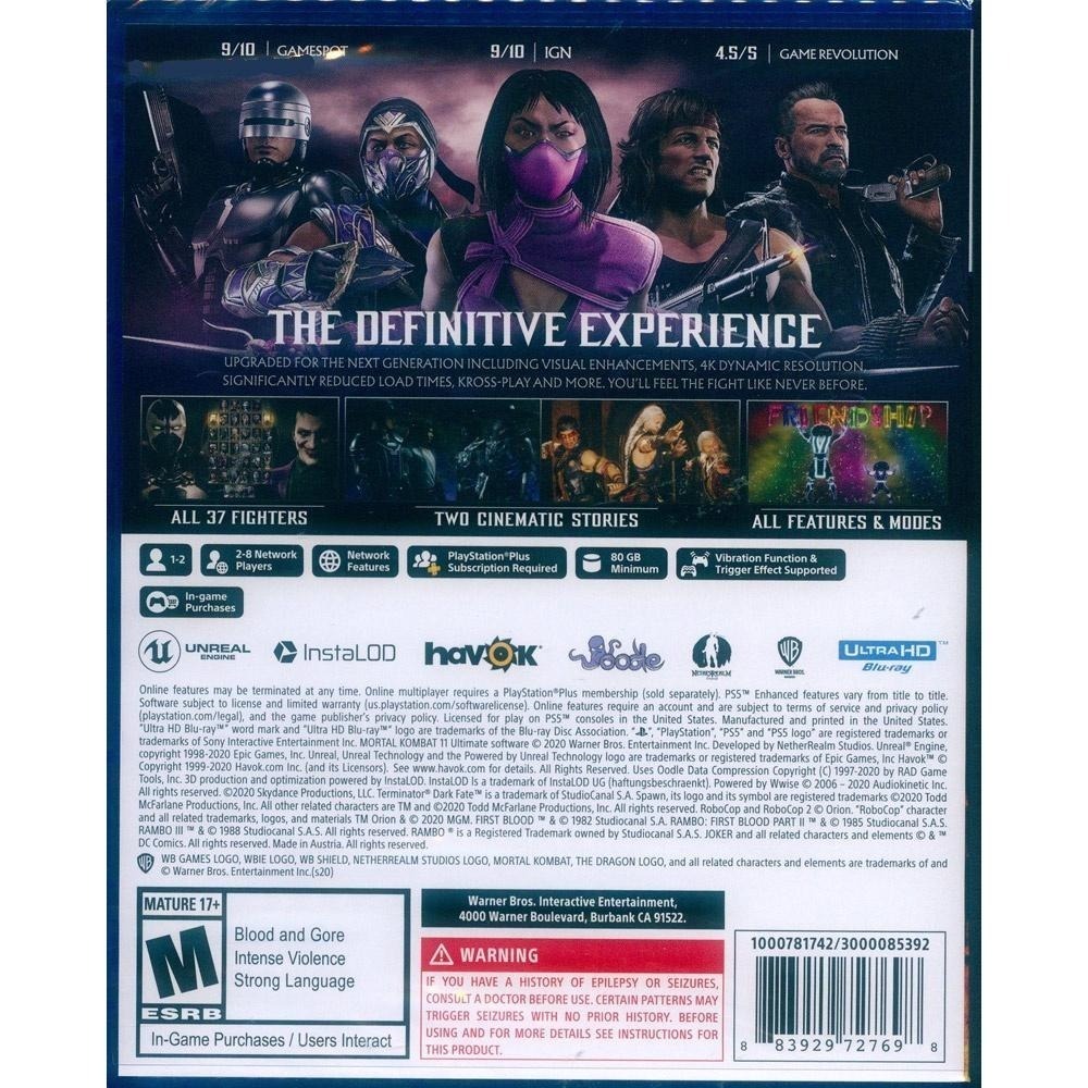 【一起玩】PS5 真人快打 11 終極版 中英文美版 Mortal Kombat 11 Ultimate-細節圖3