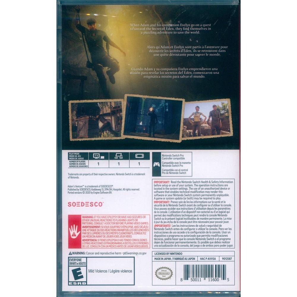 【一起玩】NS Switch 亞當的冒險：起源 中英日文美版 Adam＇s Venture: Origins-細節圖3