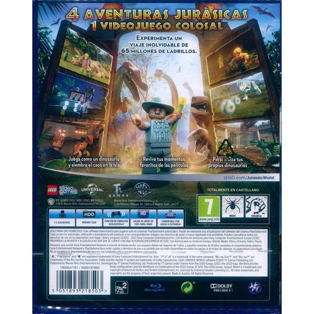 (一起玩) PS4 樂高：侏儸紀世界 英文歐版 (附贈道具密碼表) LEGO JURASSIC WORLD-細節圖2