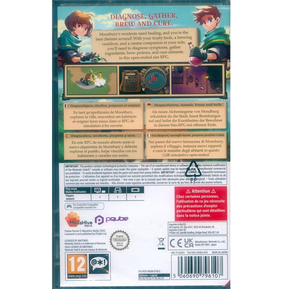 【一起玩】NS Switch 杏林物語 中英文歐版 Potion Permit-細節圖3