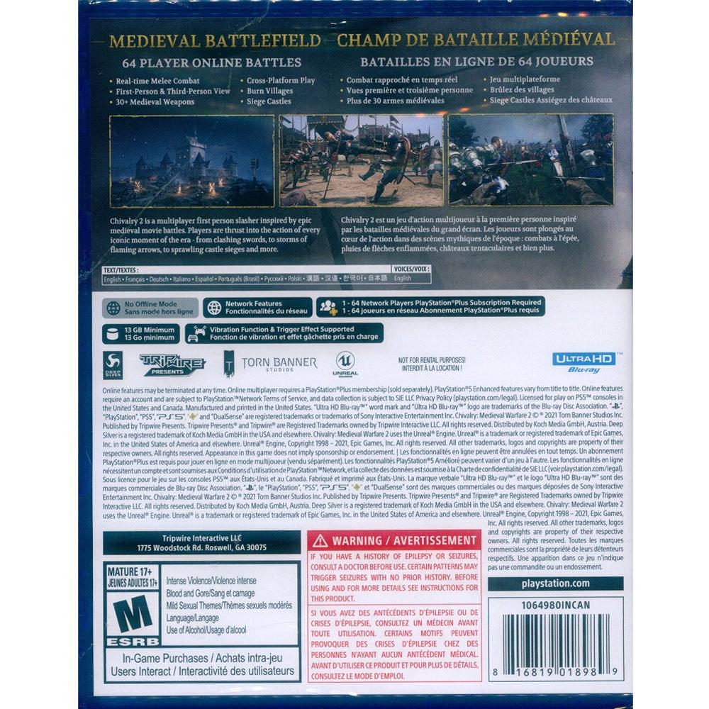 【一起玩】PS5 騎士精神 2 中英日文美版 Chivalry 2-細節圖3