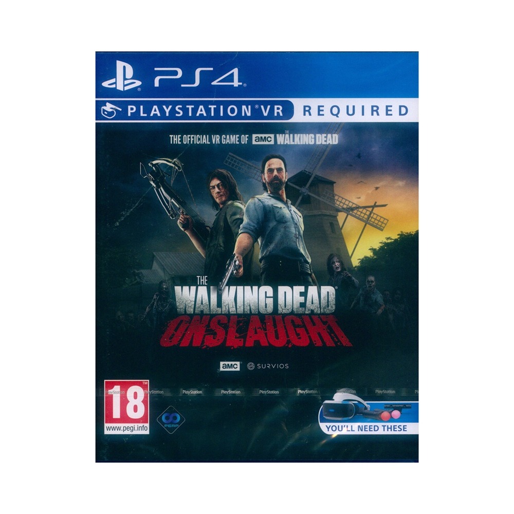PS4 VR 陰屍路：猛烈攻勢 英文歐版 Walking Dead Onslaught (一起玩)-細節圖2