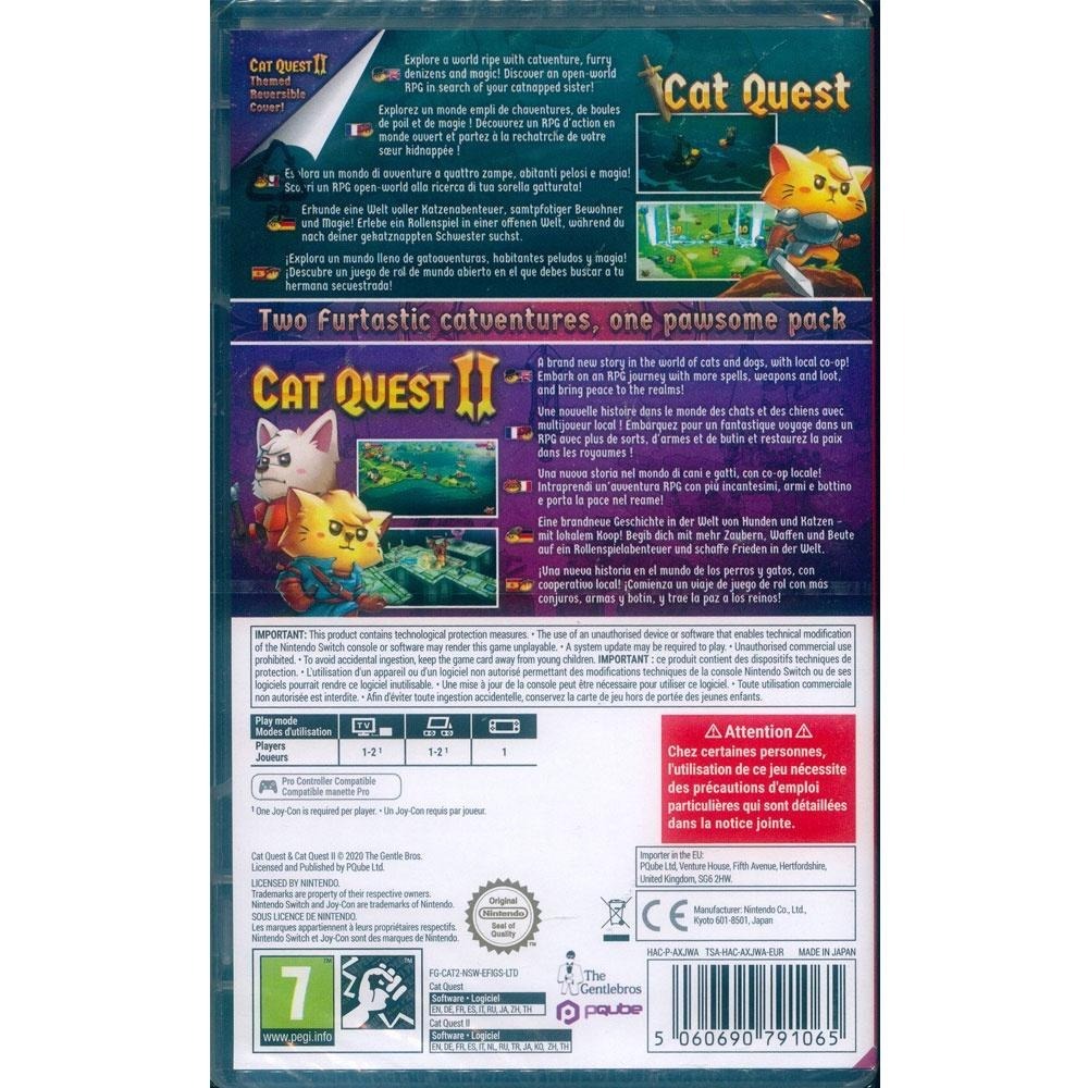 【一起玩】NS SWITCH 貓咪鬥惡龍 1+2 合輯 中英日文歐版 Cat Quest 喵咪鬥惡龍-細節圖3