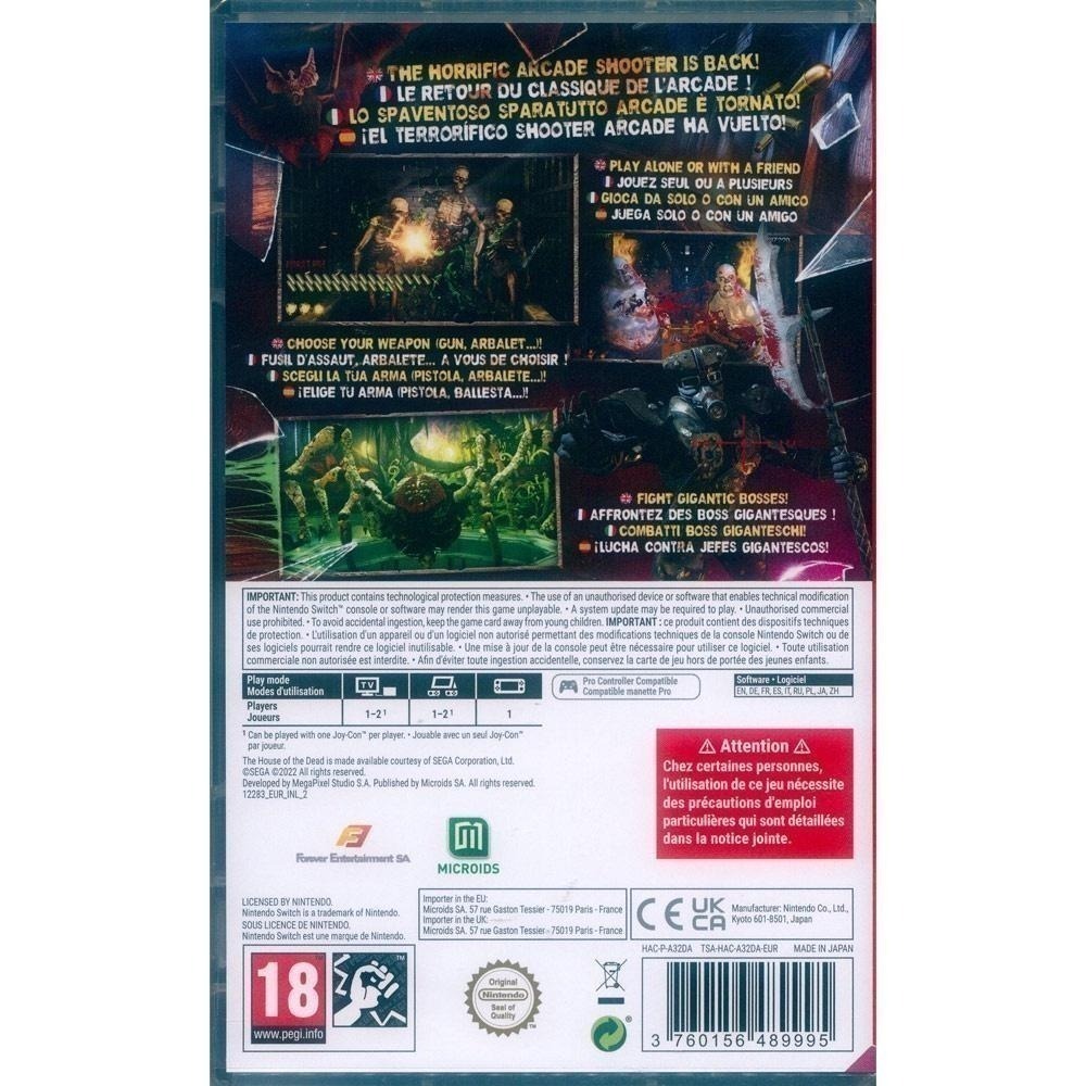【一起玩】NS Switch 死亡鬼屋 重製版 中文版 The House of The Dead Remake-細節圖4